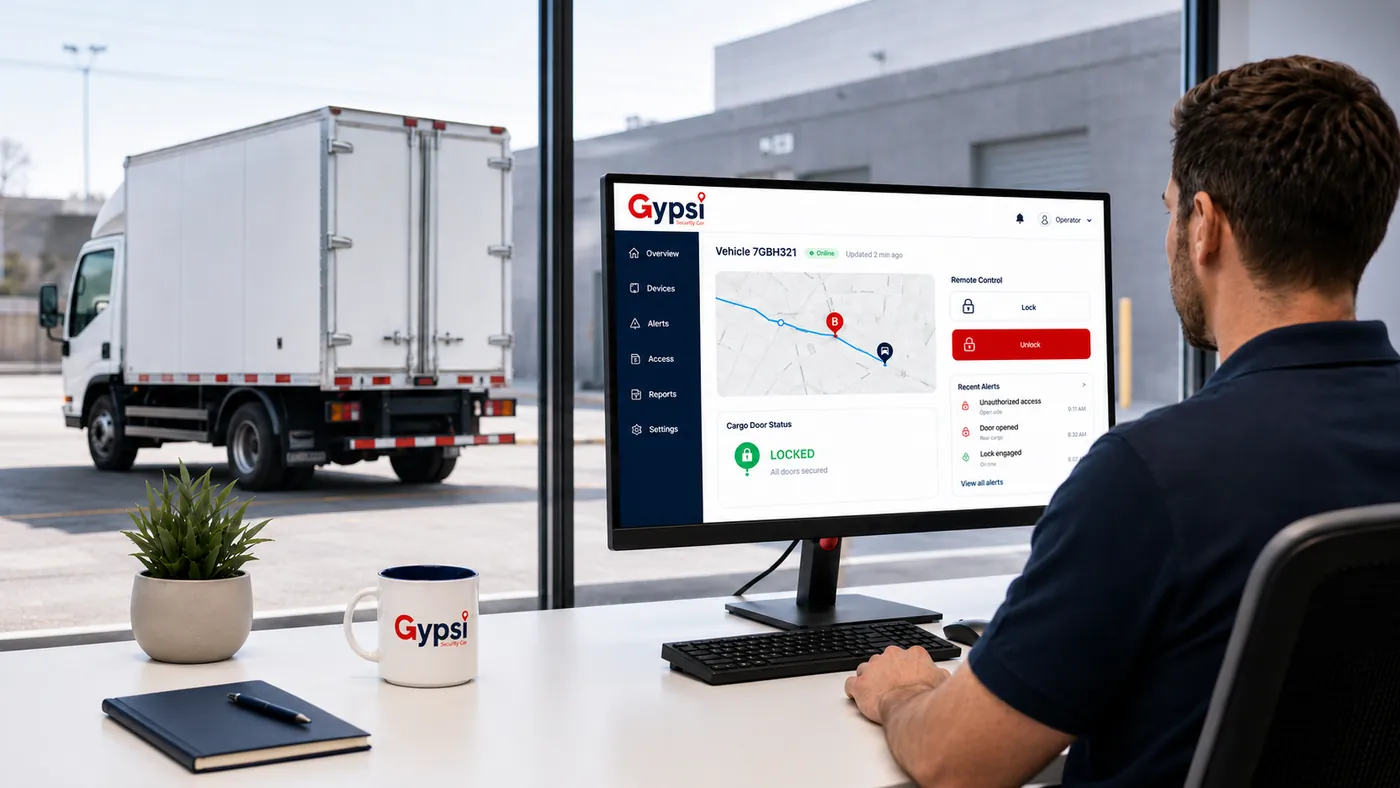 Gypsi Lock: centro de monitoreo y seguridad de la carga